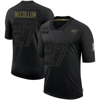 Youth Limited Zyon McCollum Tampa Bay Buccaneers Black 2020 Salute To Service Jersey